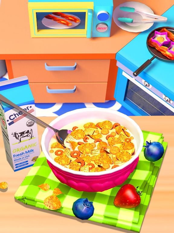 Food Games: Cook Breakfast 3D screenshot 2