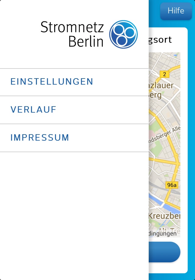 Stromnetz Berlin StörMeldung screenshot 2