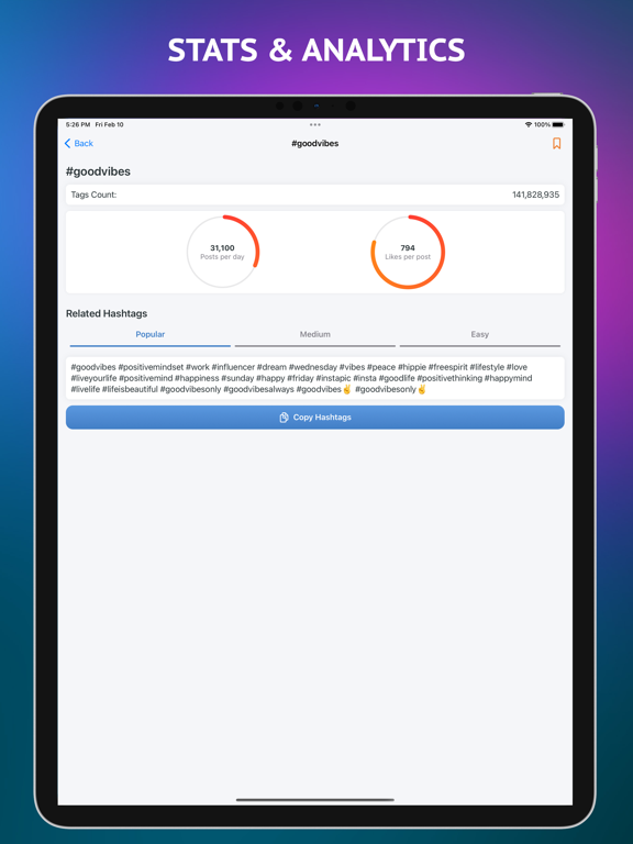 Hashtag Generator & Analytics screenshot 2
