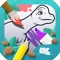 Icon Dino World Coloring