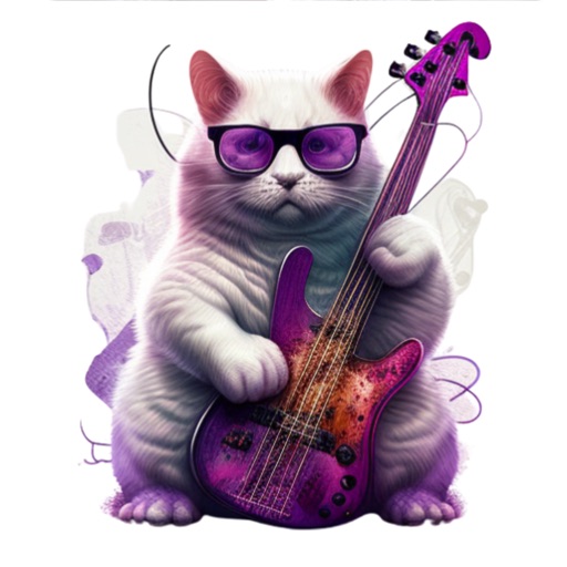 Cat Plaing Guitar icon