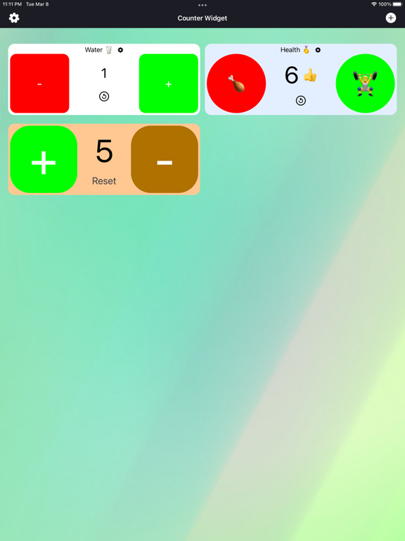 Counter Widget screenshot 2