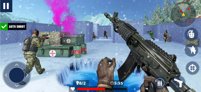 War Zone Army Shooting Battle