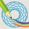 All ages will enjoy this fun and creative spiral drawing app