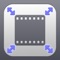 With Video Resize & Scale - HD, change the dimensions of your videos with precision, by stretching the image or by adding a beautiful and configurable animated blurred background