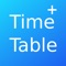 This application is the same function as the free version "Timetable EX", but because the advertisement is not displayed, it is easy to see and use easier