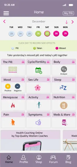 Game screenshot Ginger-U Pill & Period Tracker mod apk