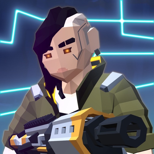 Cyber Gangster Polygon Icon