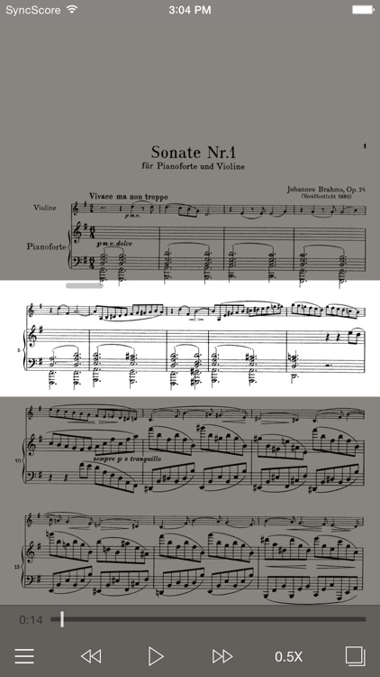 Brahms Violin Sonatas screenshot-0