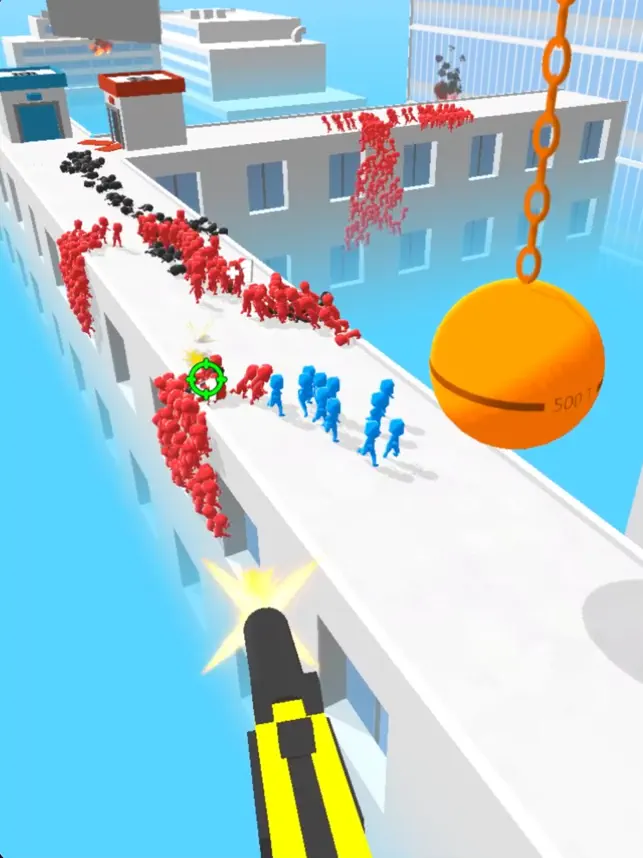Screenshot 2 Z Escape: Zombie Crowd Shooter iphone