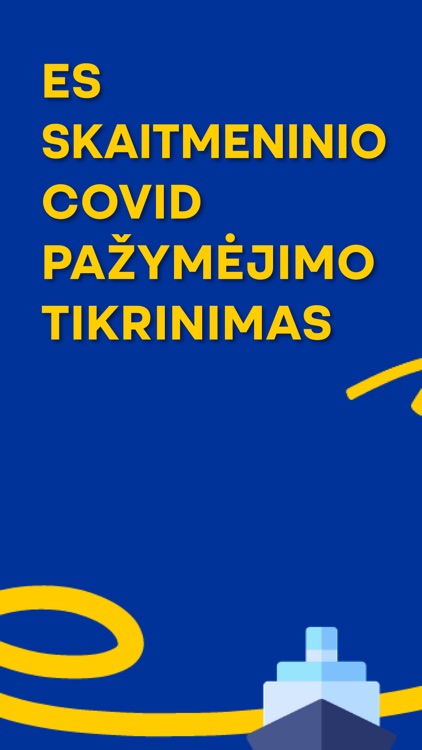 Tikrinti COVID pažymėjimą