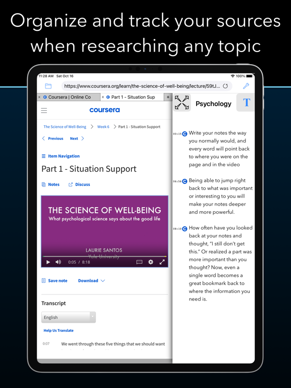 Iceberg Browser Notes screenshot 2