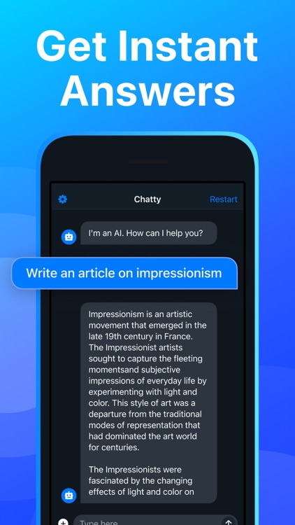 AI Chat - Chatty.ai Chatbot screenshot-4