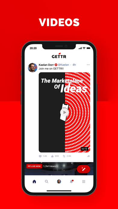 GETTR - A Marketplace of Ideas GETTR - A Marketplace of Ideas