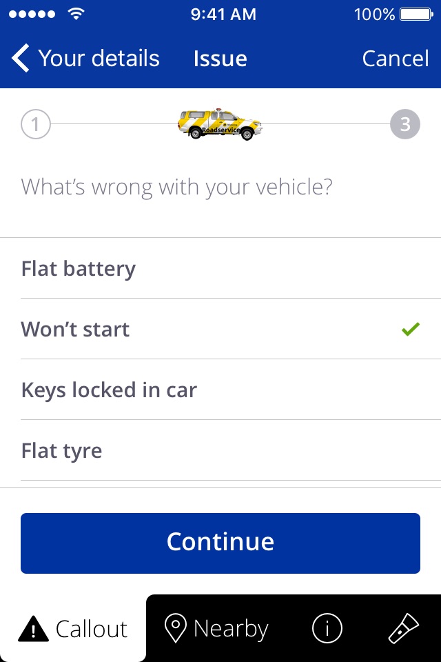 PWF Roadside Assist screenshot 2