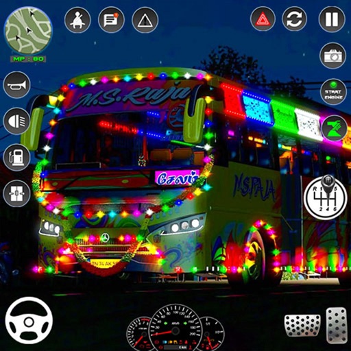 Tourist Bus Offroad Drive Game Icon