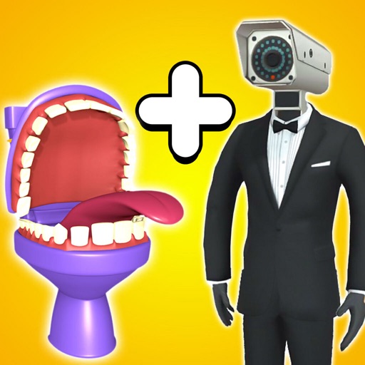 Merge Toilet Monster Battle 3D iOS App
