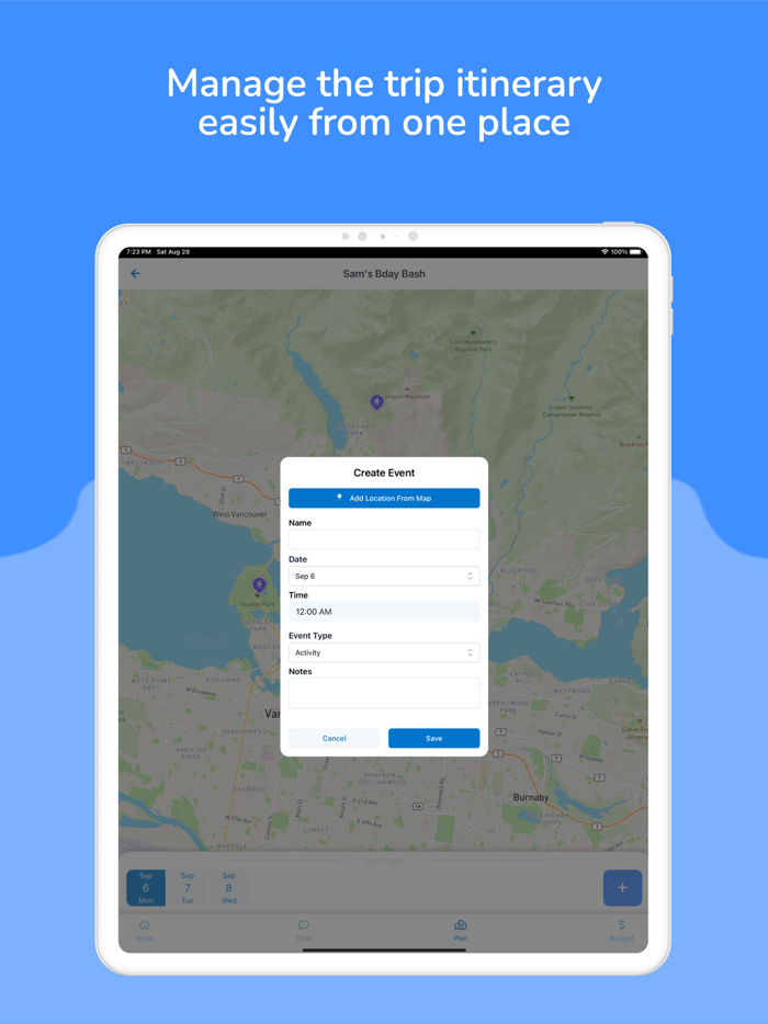 Whats The Plan Travel App