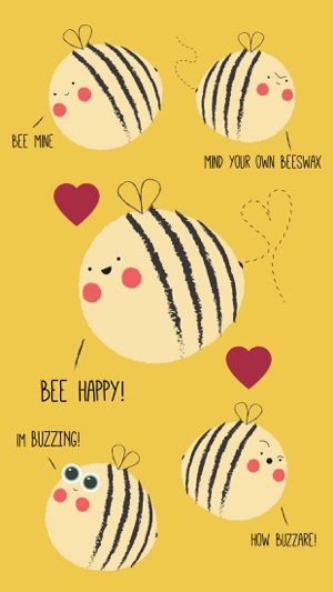 Bee Pun Sticker Pack(圖4)-速報App