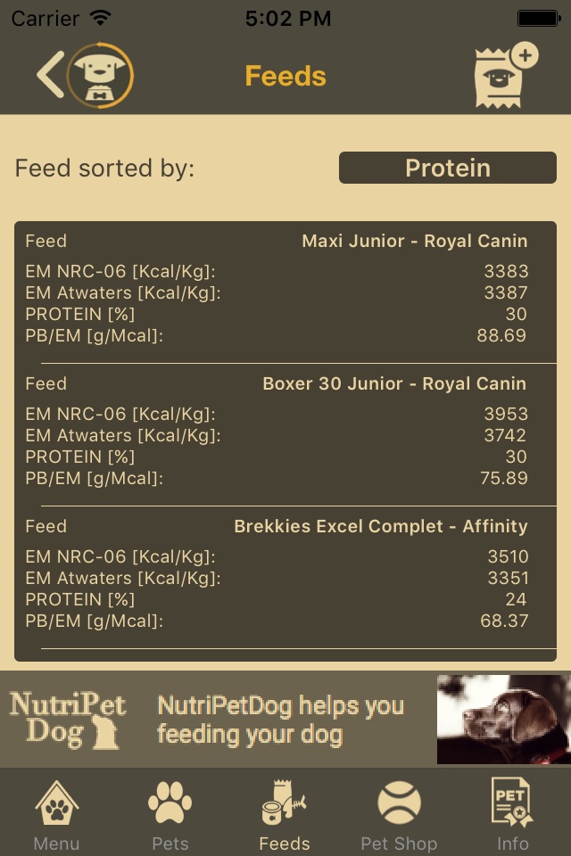 NutriPetDog screenshot 4