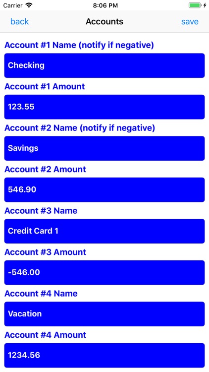 SRFG Simple Budget Tracker