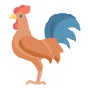 French Rooster Stickers