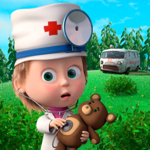 Masha and the Bear Toy doctor Icon