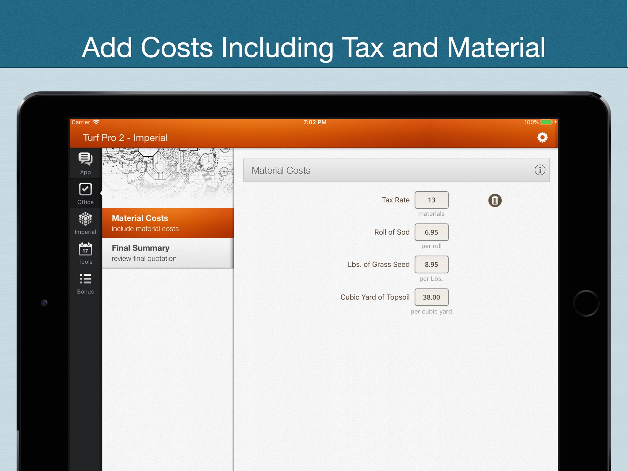 Turf Pro Estimator screenshot 4