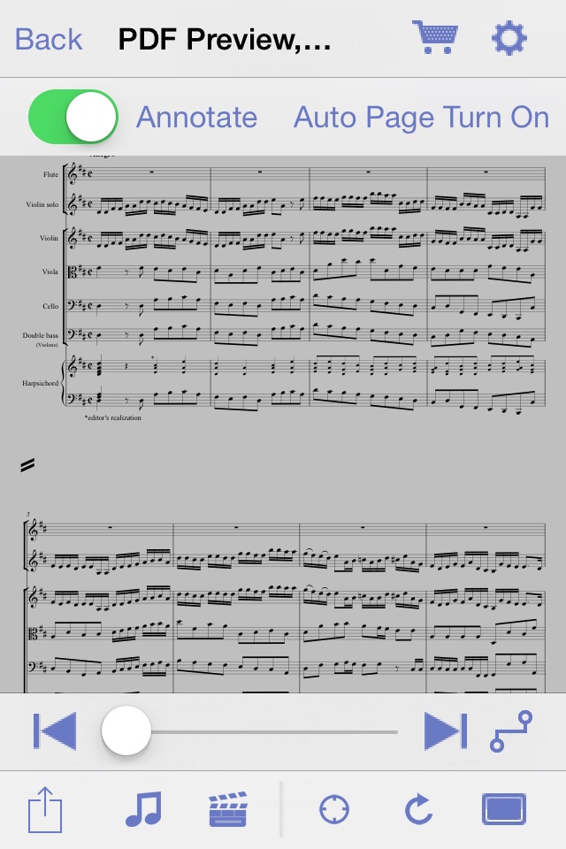 Virtual Sheet Music screenshot 3