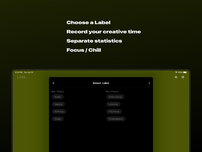 Lofi. - lofi  time-tracking