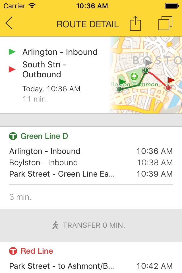 ezRide Boston - Trip Planner screenshot 3
