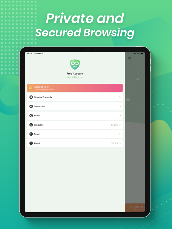 iFlip VPN - Top Proxy VBN screenshot 4