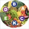 Fruits Vitamins Vegetables app provides detail of the nutritional facts for each of the fruit and vegetable