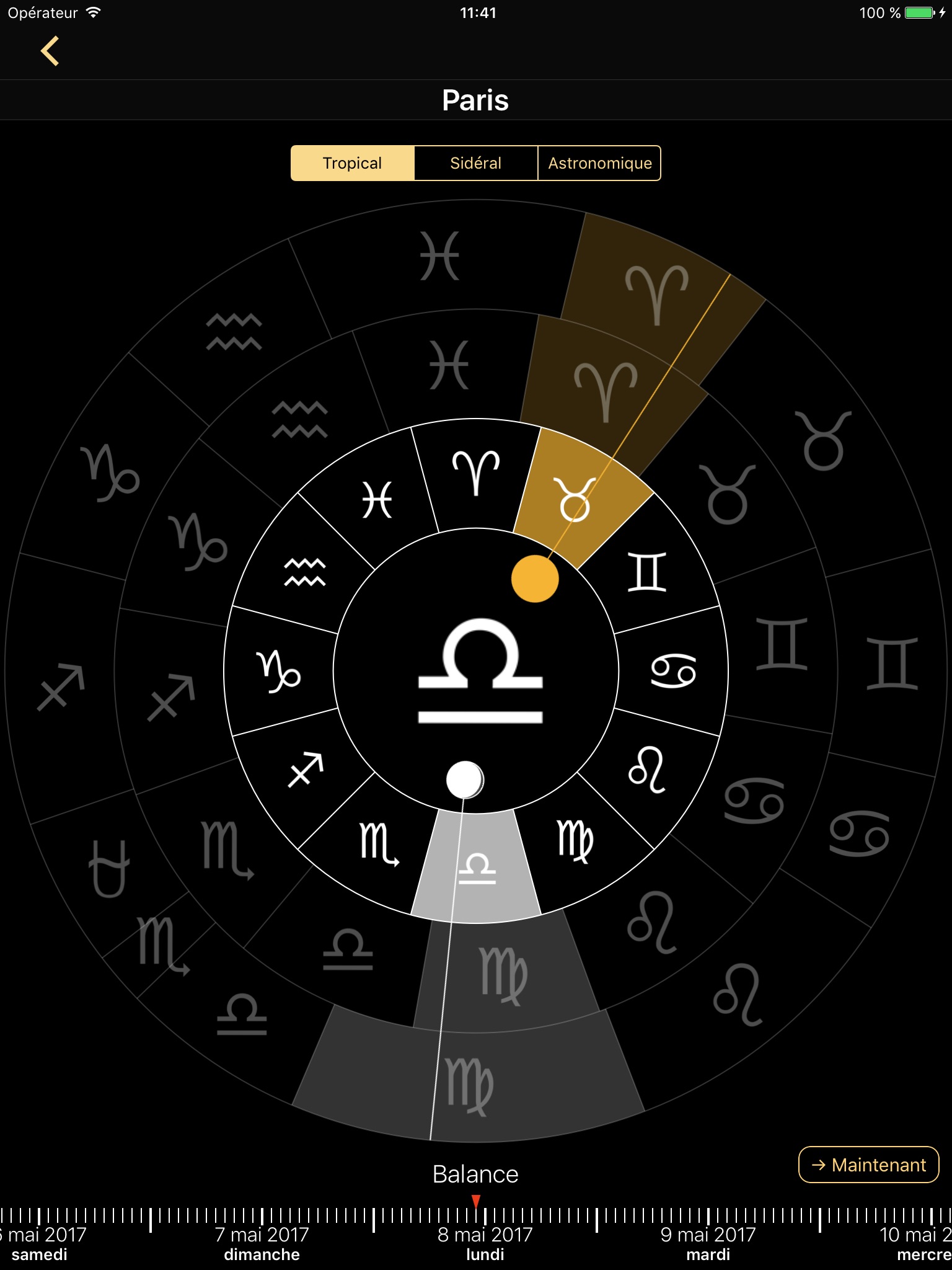 Moon Phases and Lunar Calendar screenshot 2