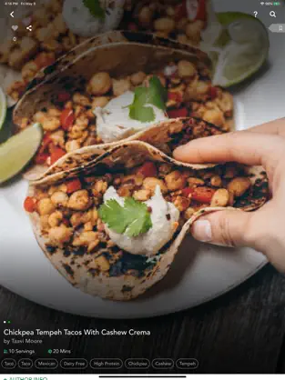 Captura 1 Food Monster - Vegan Recipes iphone