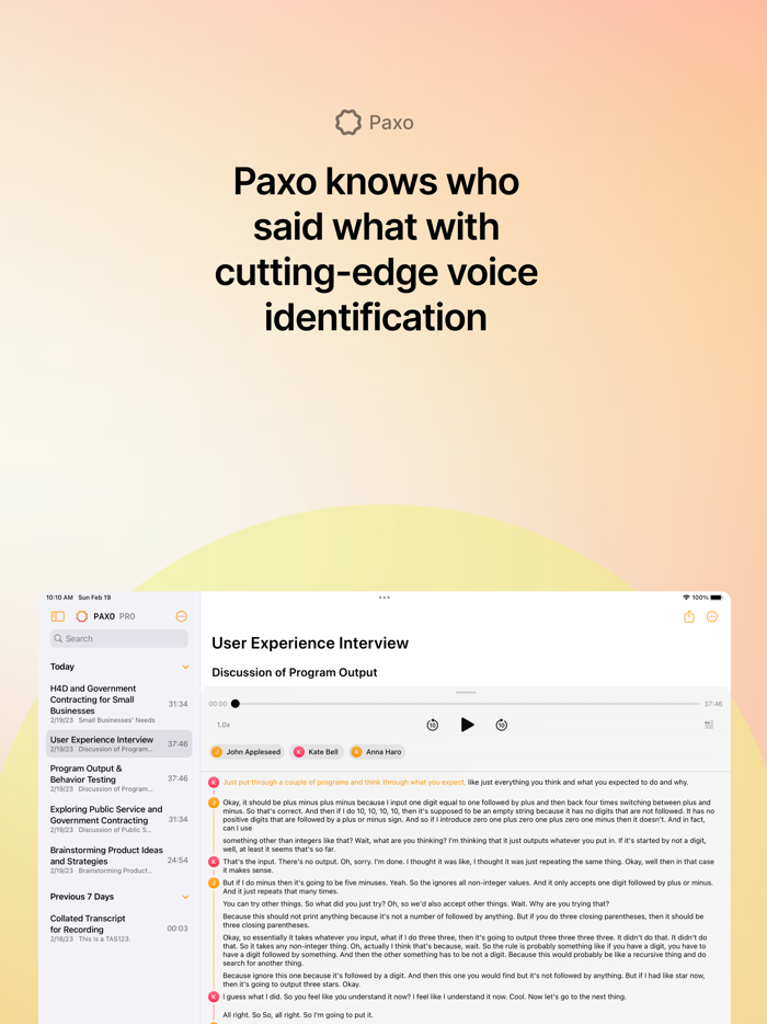 Paxo AI Meeting Notes