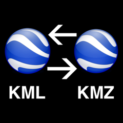 Kml to Kmz-Kmz to Kml app
