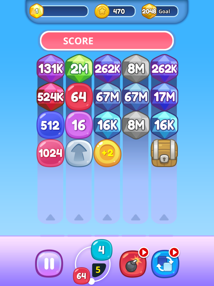 Блок выстрел 2048