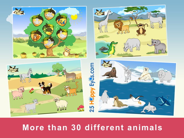 ‎Joyful Animals Game for Kids Screenshot