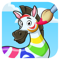 App Icon for Baby Town Animal Coloring Book App in Macao IOS App Store