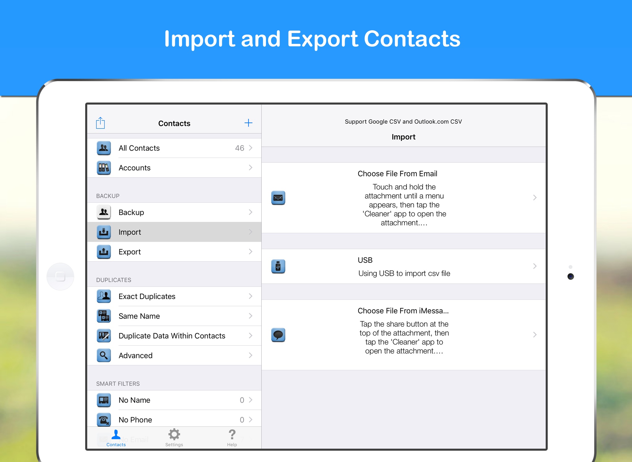 Cleaner - Merge Contacts screenshot 4