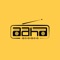 Aaha Radio app contains radio streaming, music, and podcast content