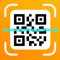 You can read QR or barcodes in a second with this scanner app