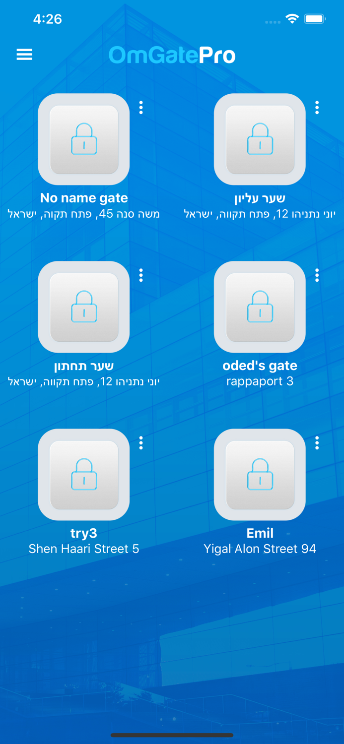 Omgate-Open Gate with App