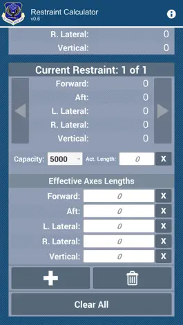 Game screenshot USAF EOS Restraint Calculator hack