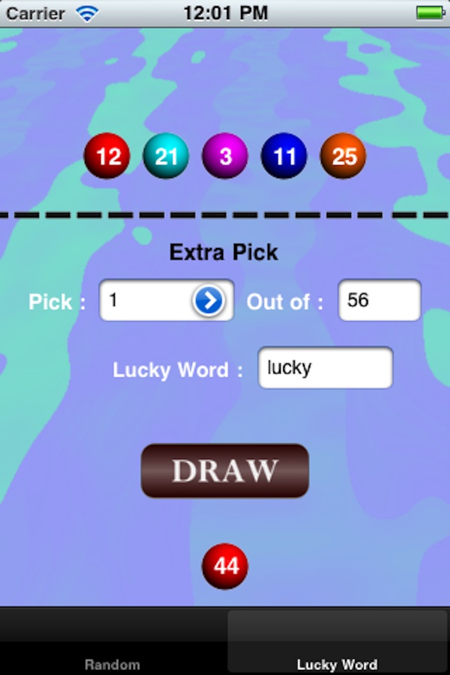 Lucky Lottery Numbers screenshot 4