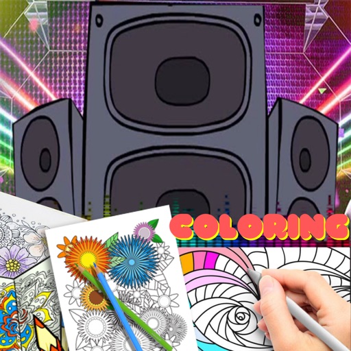 COLORING ART MUSIC BATTLE GAME Icon