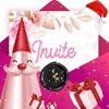 招待状のデザイン-結婚式や誕生日カードのパーティーのポスター