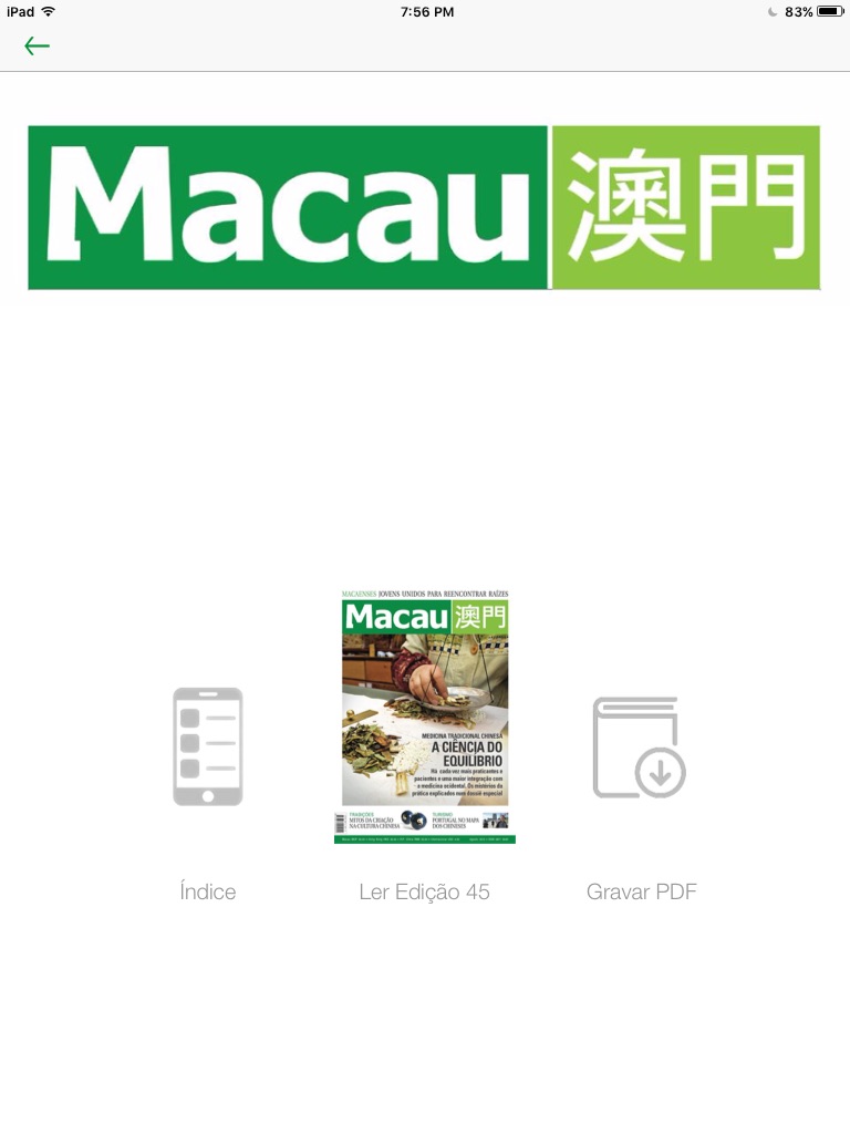 Revista Macau screenshot 2