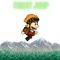 The player controls a cute and daring character who runs endlessly through the forest, jumping over obstacles, collecting coins, and avoiding dangerous creatures along the way